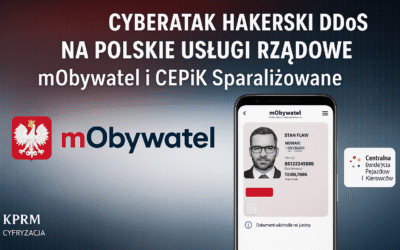 Zmasowany atak hakerski DDoS na Polskie Usługi Rządowe! mObywatel i CEPiK Sparaliżowane