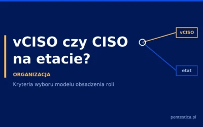 Kiedy vCISO wystarczy, a kiedy trzeba zatrudnić CISO na etat